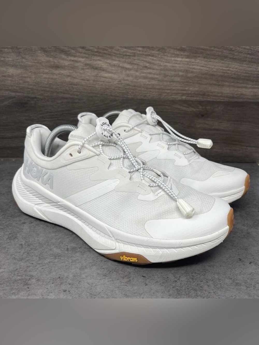 Hoka Transport Running Athletic Hiking White  1123154 WWH Wmns 7 7.5 8 9 9.5 10